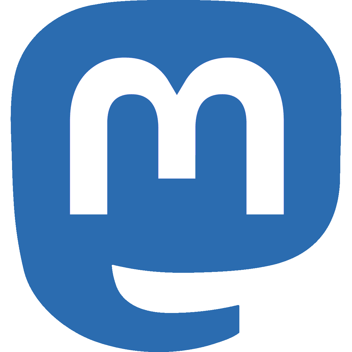 Logo Mastodon recolorisé