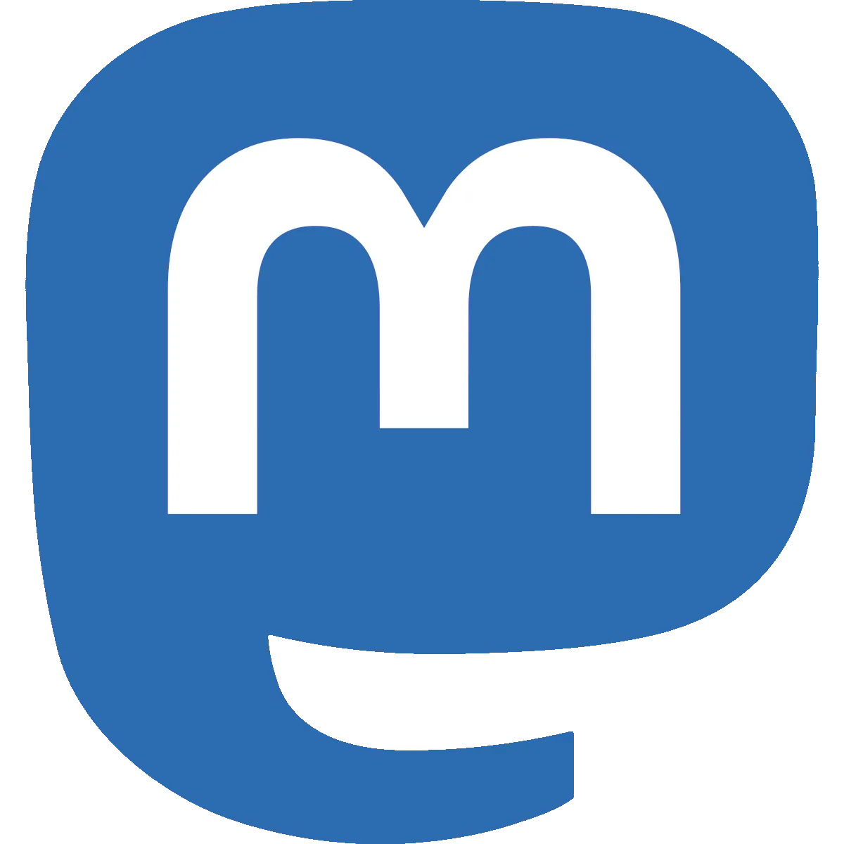 Logo Mastodon recolorisé